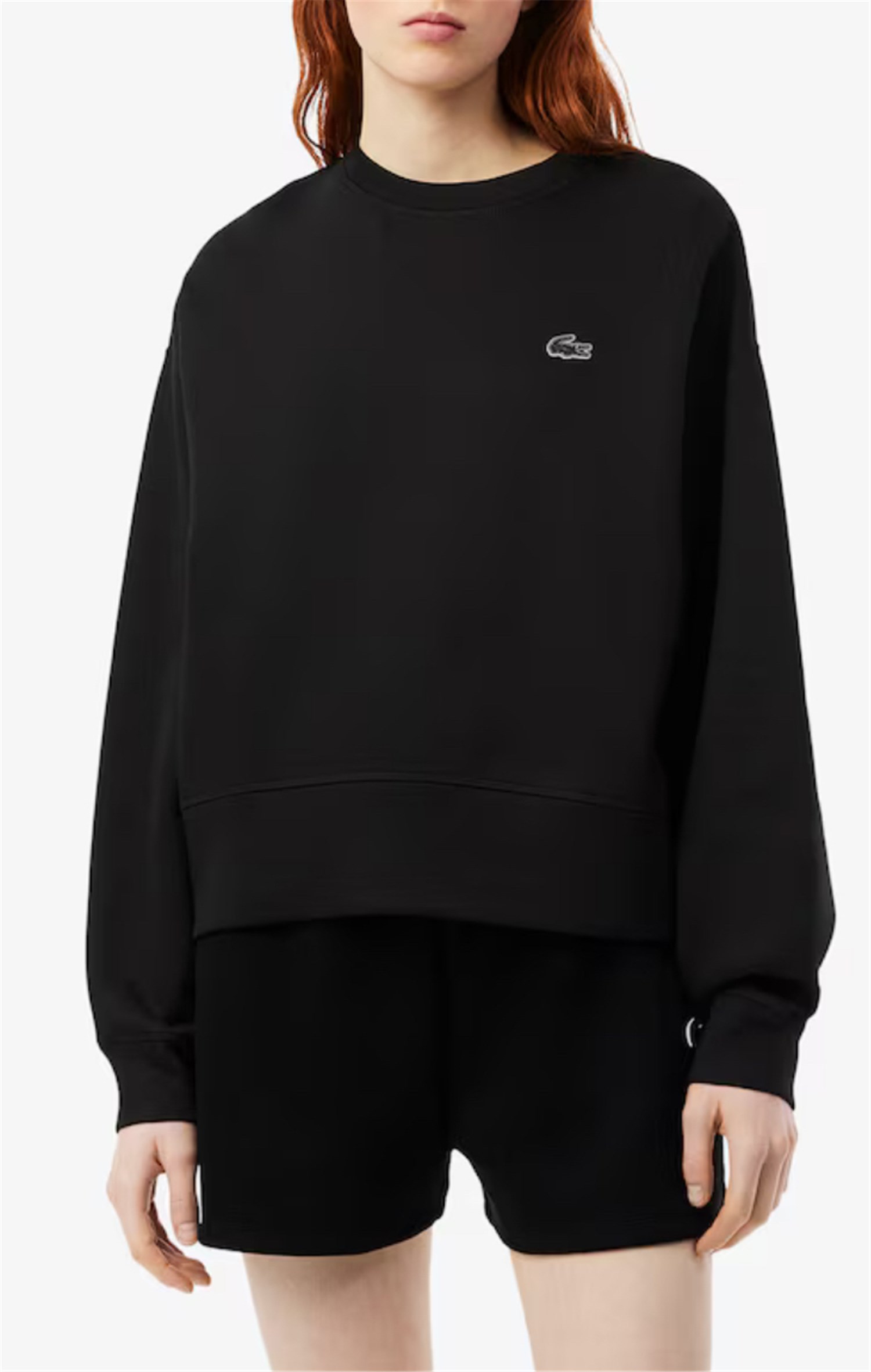 Lacoste SF5614 Nero Abbigliamento Donna Felpa