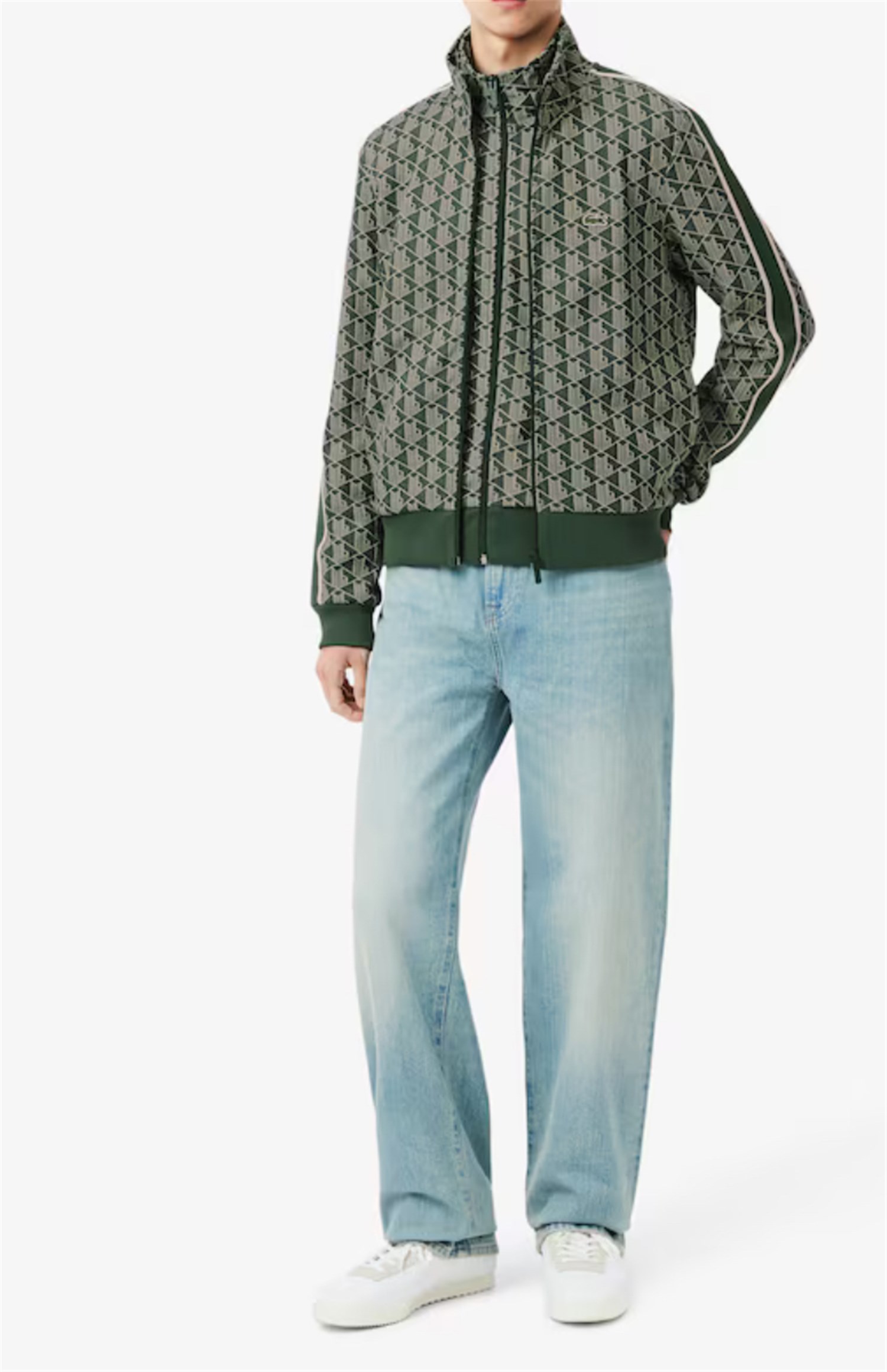 Lacoste SH1368 Verde Abbigliamento Uomo Felpa