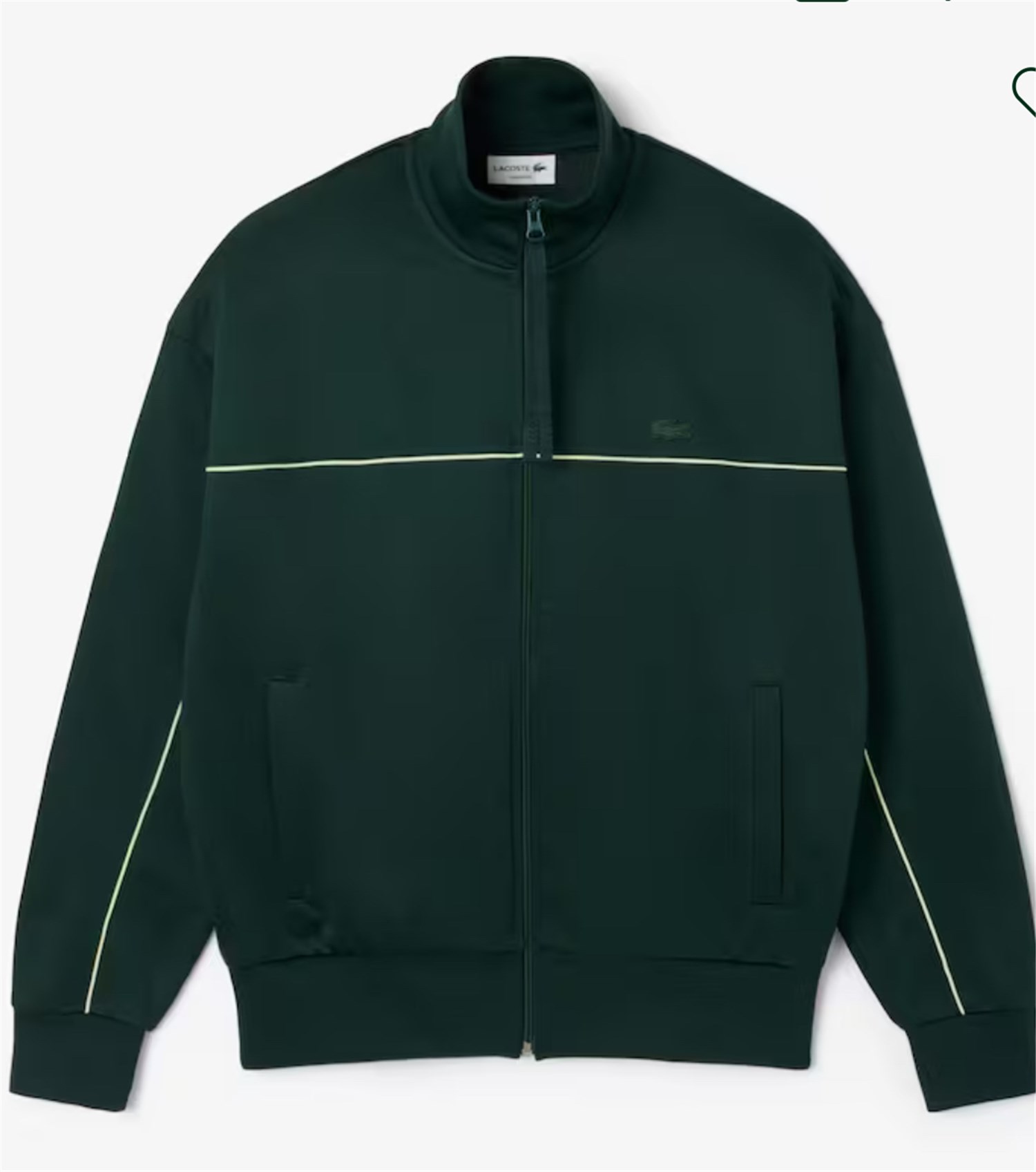 Lacoste SH5684 Verde Abbigliamento Uomo Felpa