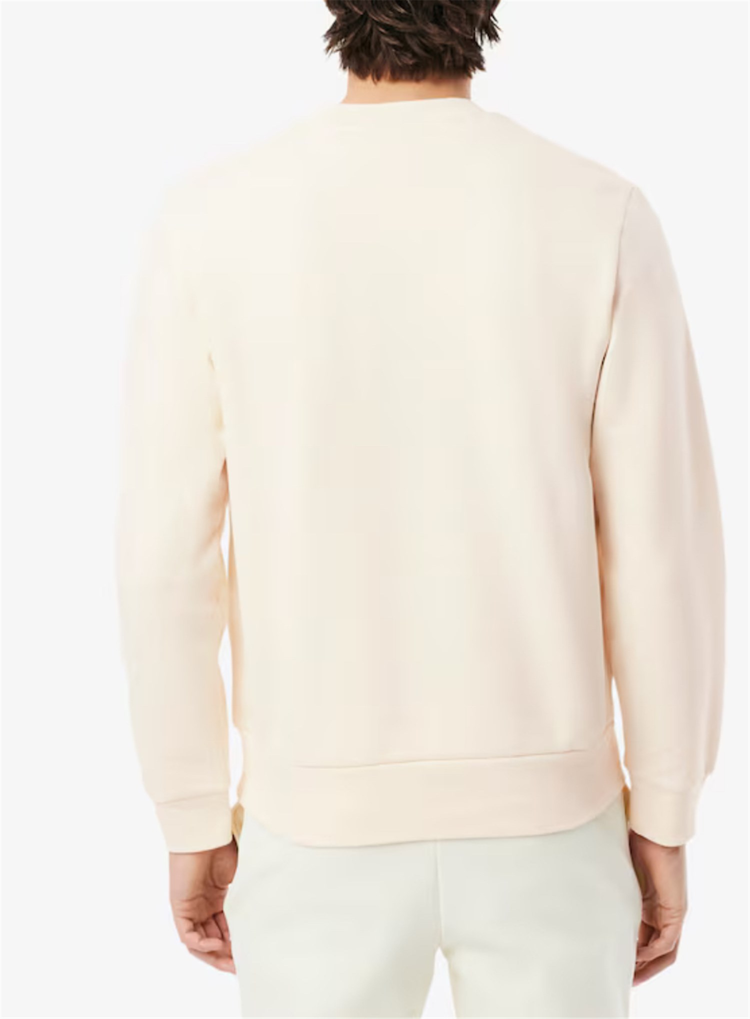 Lacoste SH9608 00 Bianco Abbigliamento Unisex Felpa