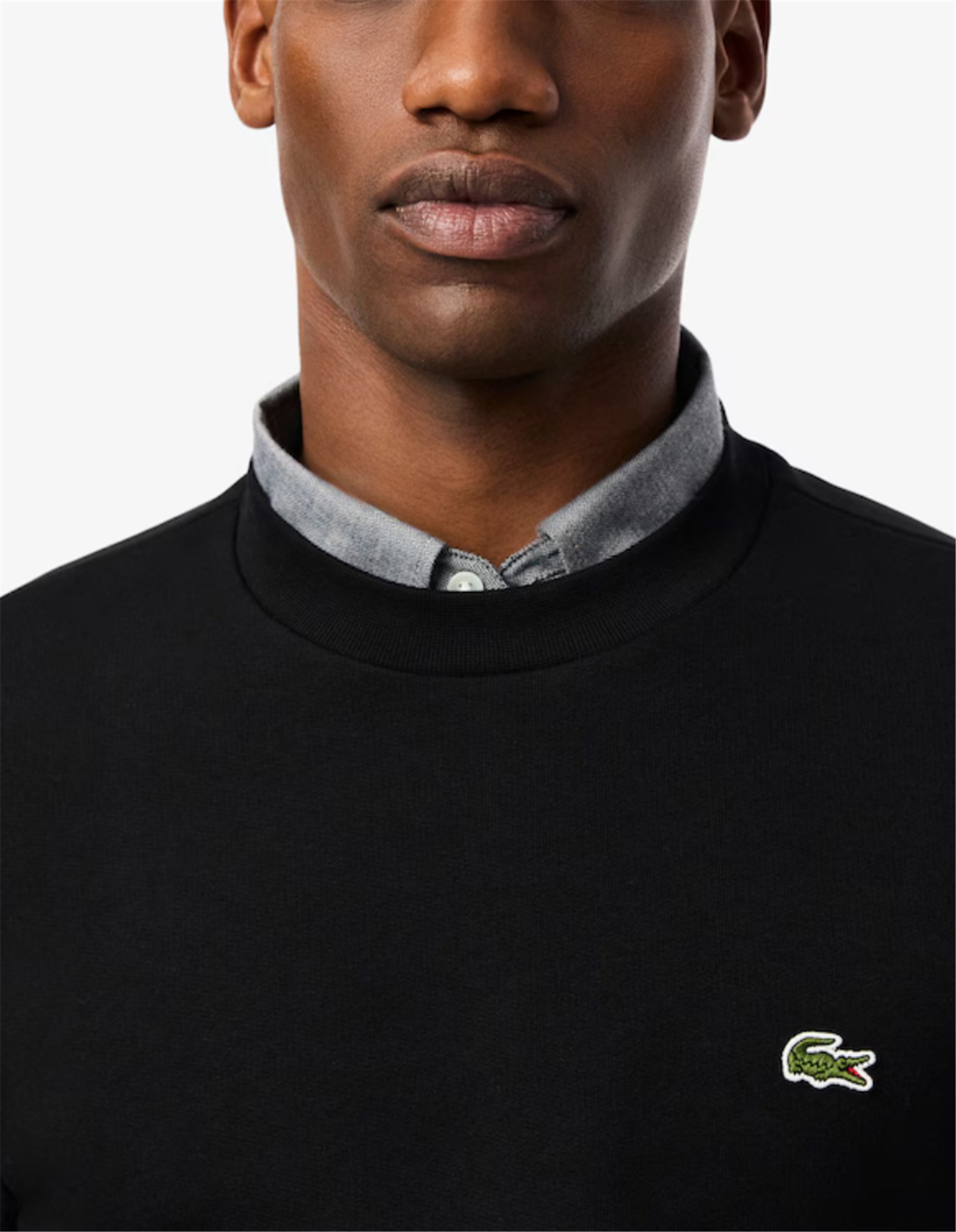 Lacoste SH9608 00 Nero Abbigliamento Unisex Felpa