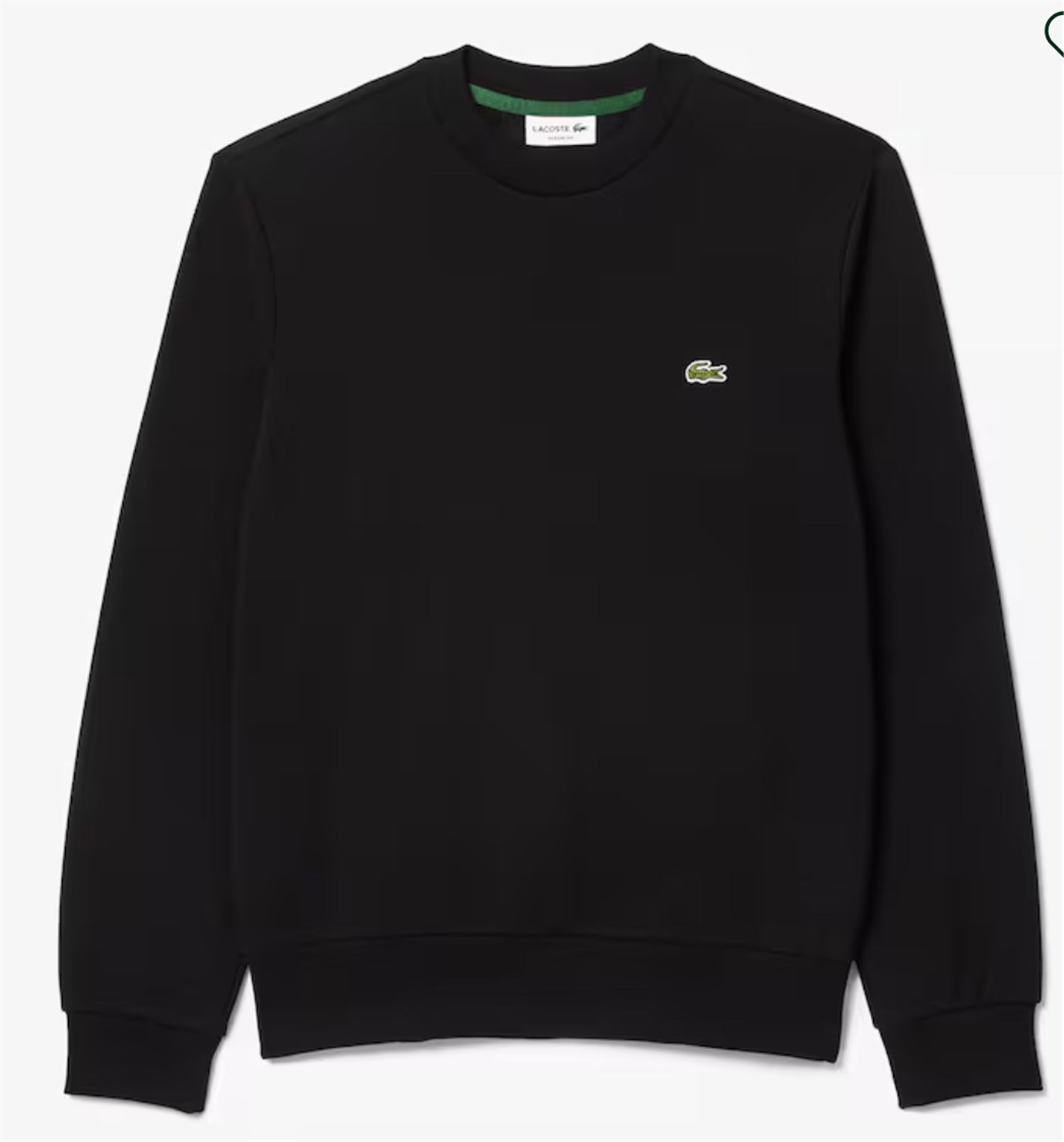 Lacoste SH9608 00 Nero Abbigliamento Unisex Felpa