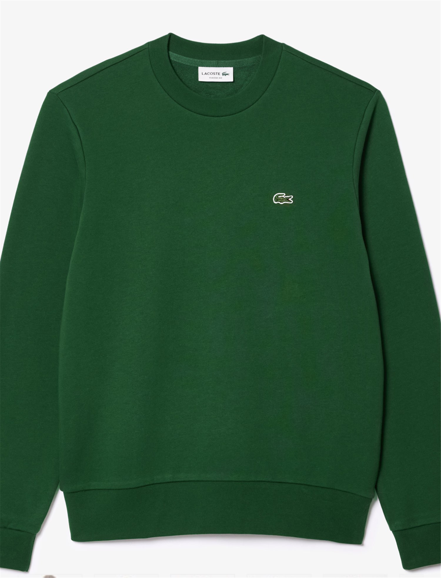 Lacoste SH9608 00 Verde Abbigliamento Unisex Felpa