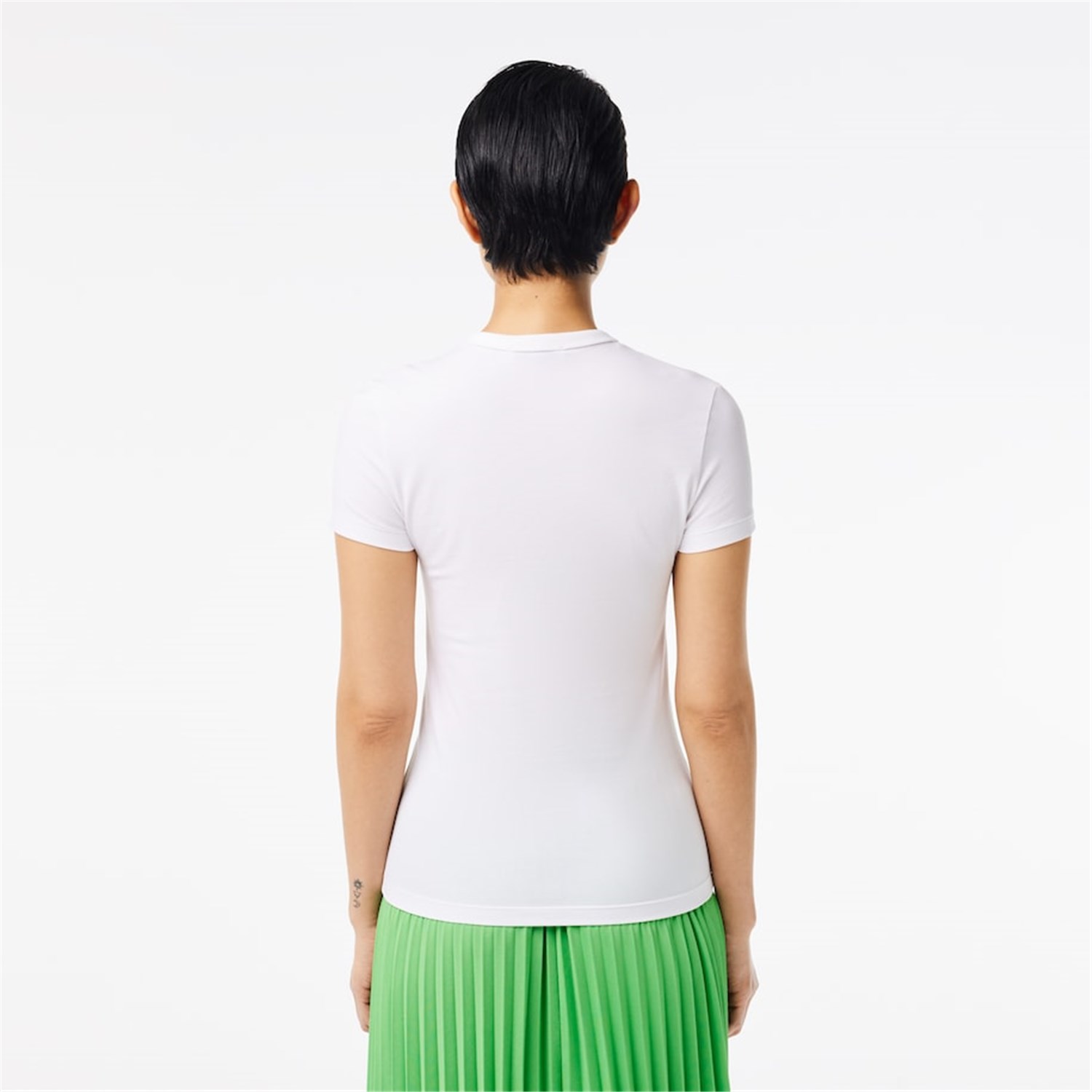 Lacoste TF7218 Bianco Abbigliamento Donna T-Shirt