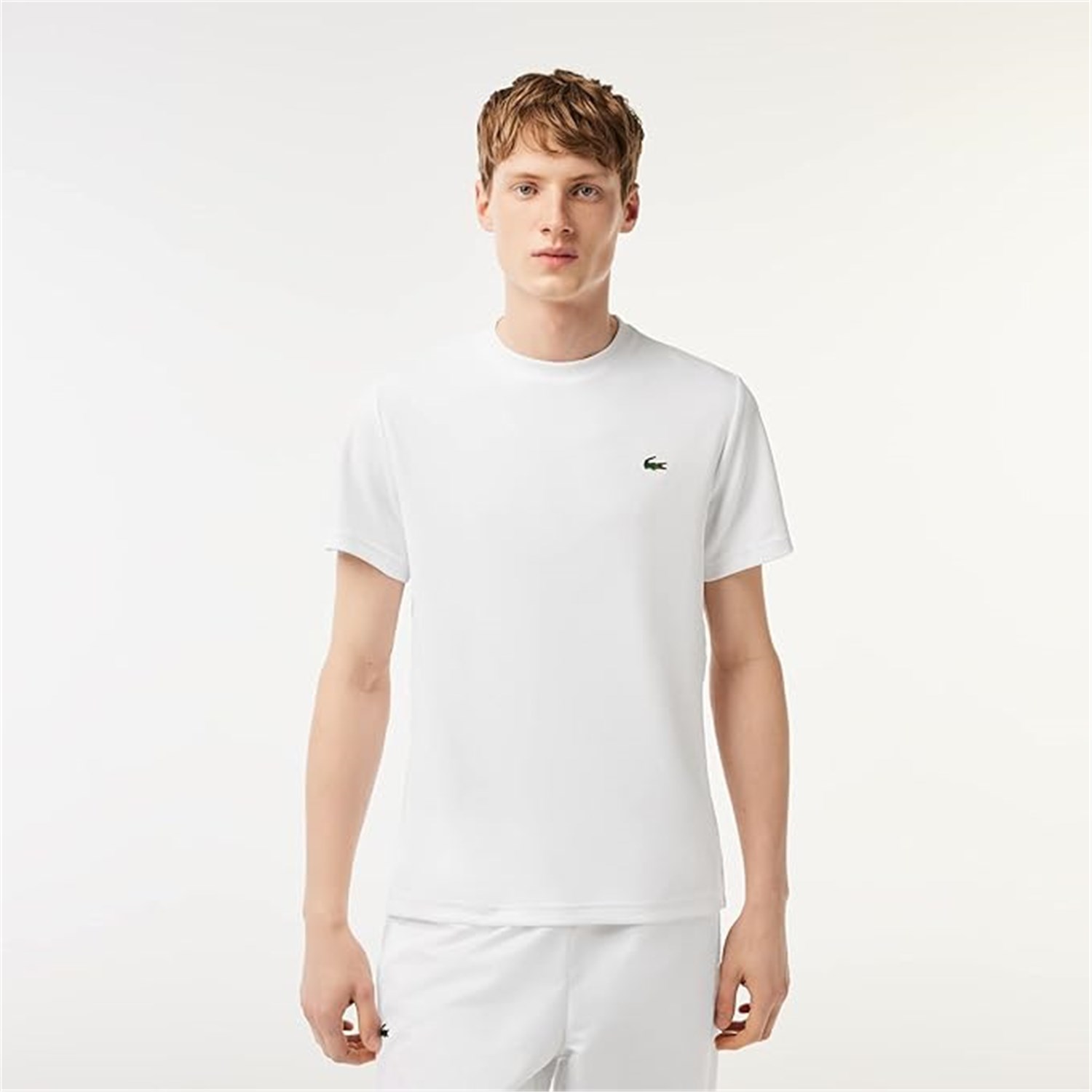 Lacoste TH3401 Bianco Abbigliamento Uomo T-Shirt