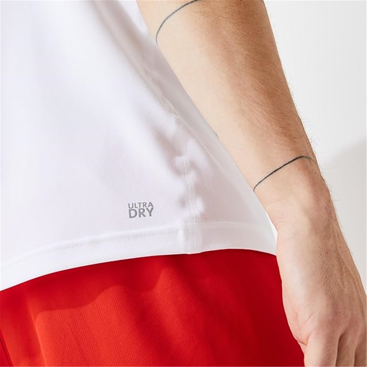 Lacoste TH3401 Bianco Abbigliamento Uomo T-Shirt