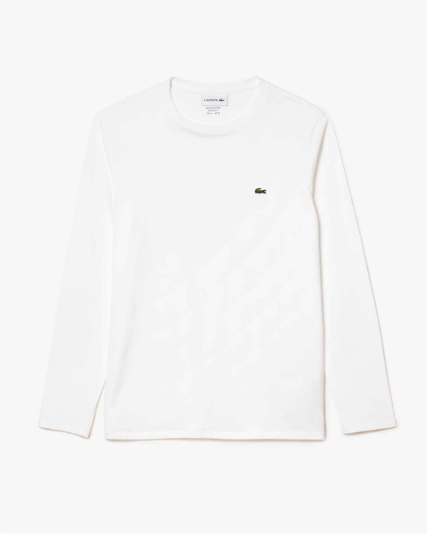 Lacoste TH6712 00 Bianco Abbigliamento Uomo T-Shirt