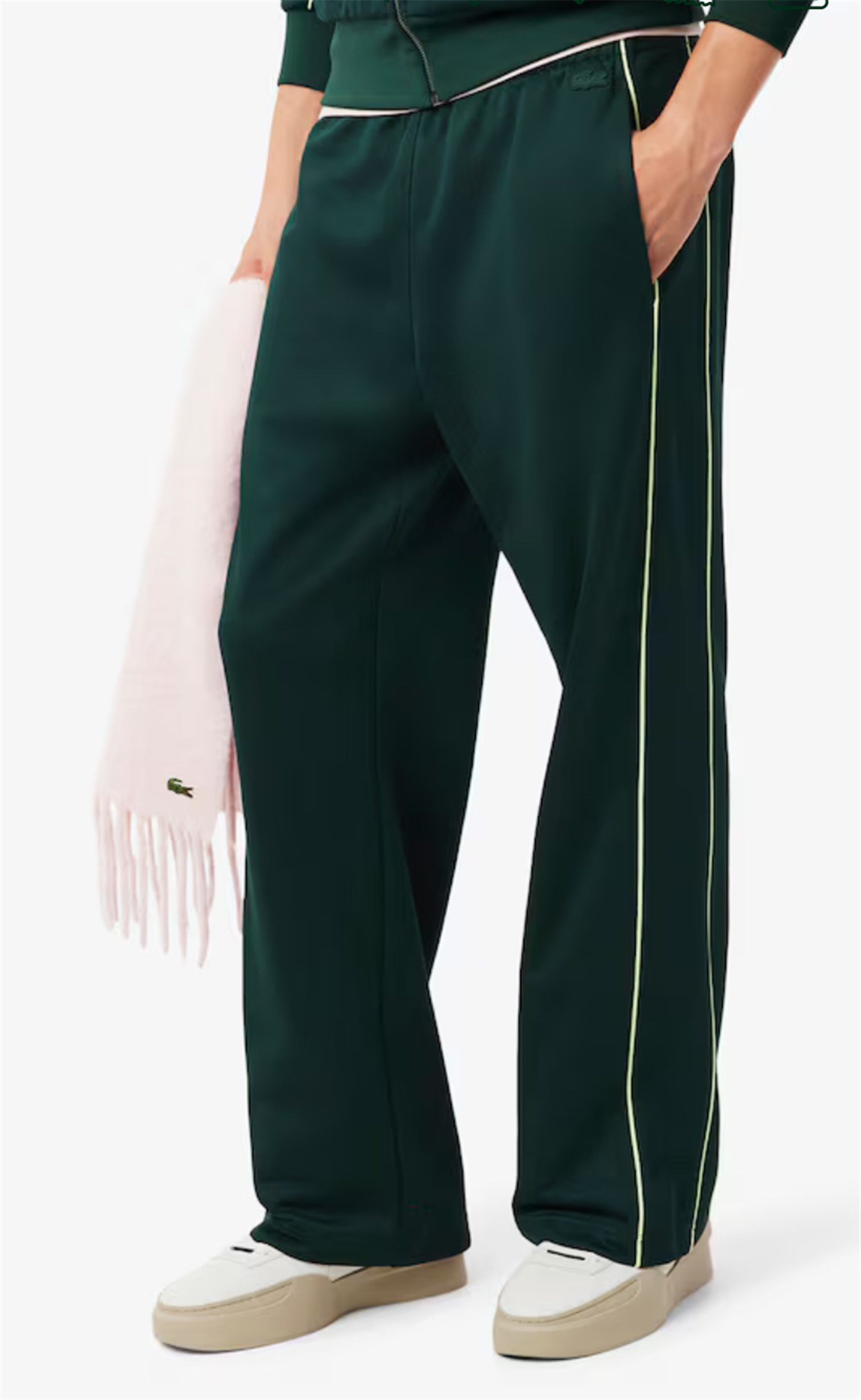 Lacoste XH5685 Verde Abbigliamento Uomo Pantaloni