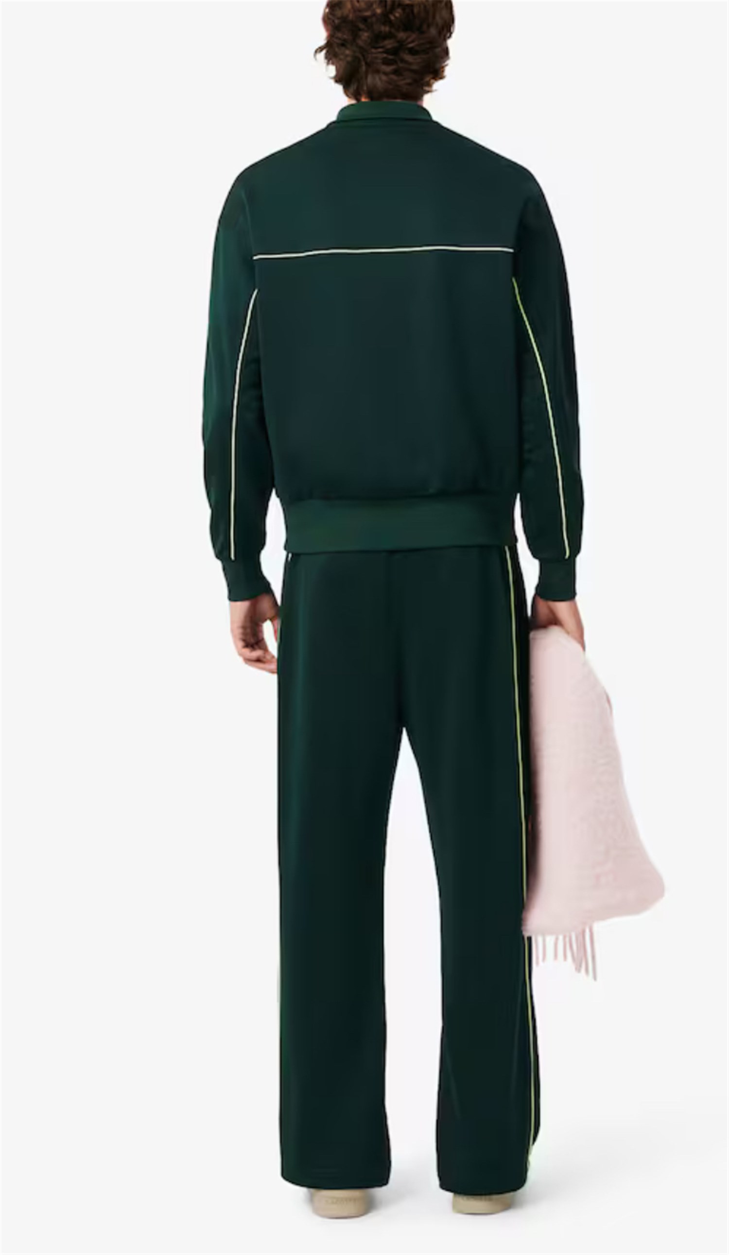 Lacoste XH5685 Verde Abbigliamento Uomo Pantaloni