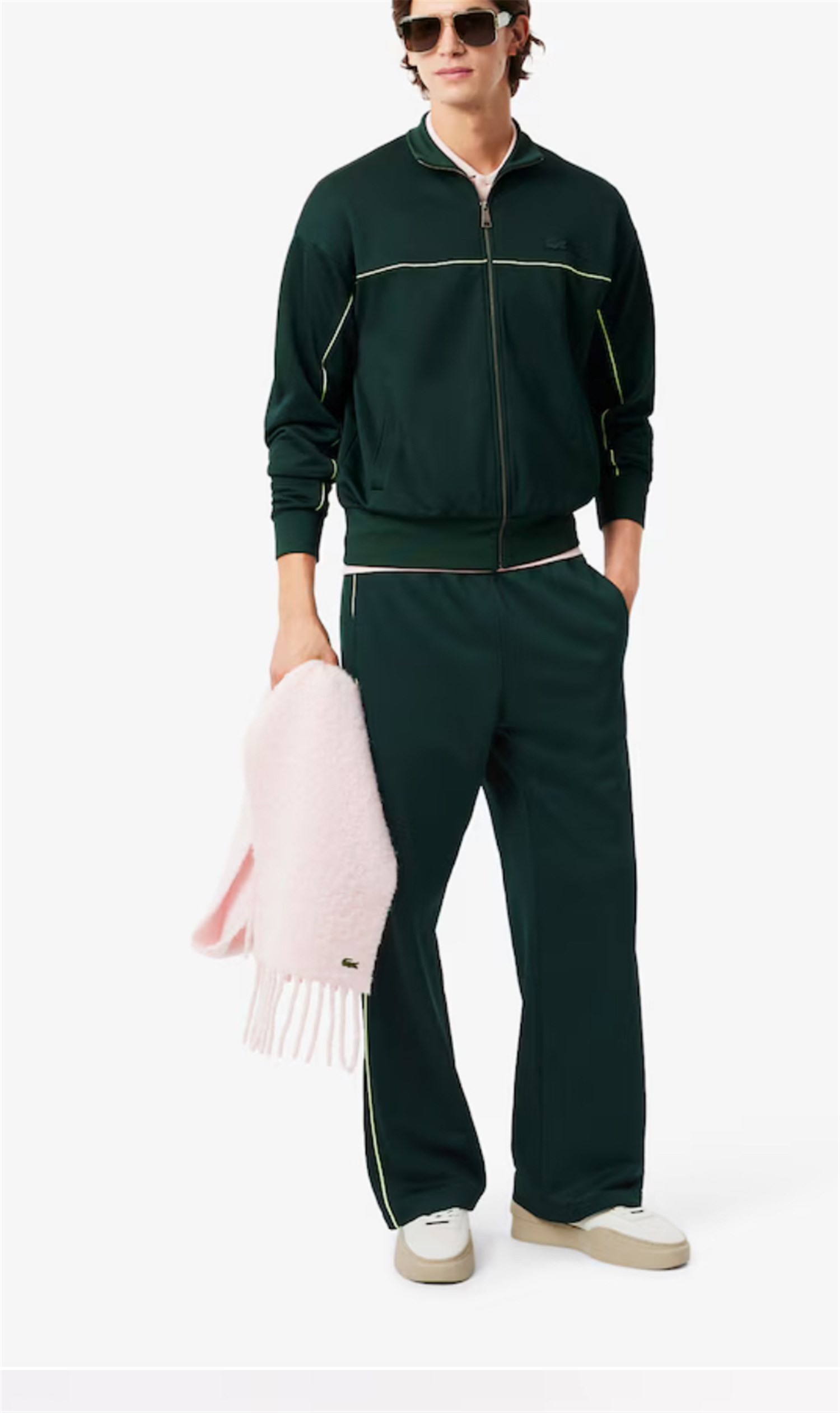 Lacoste XH5685 Verde Abbigliamento Uomo Pantaloni