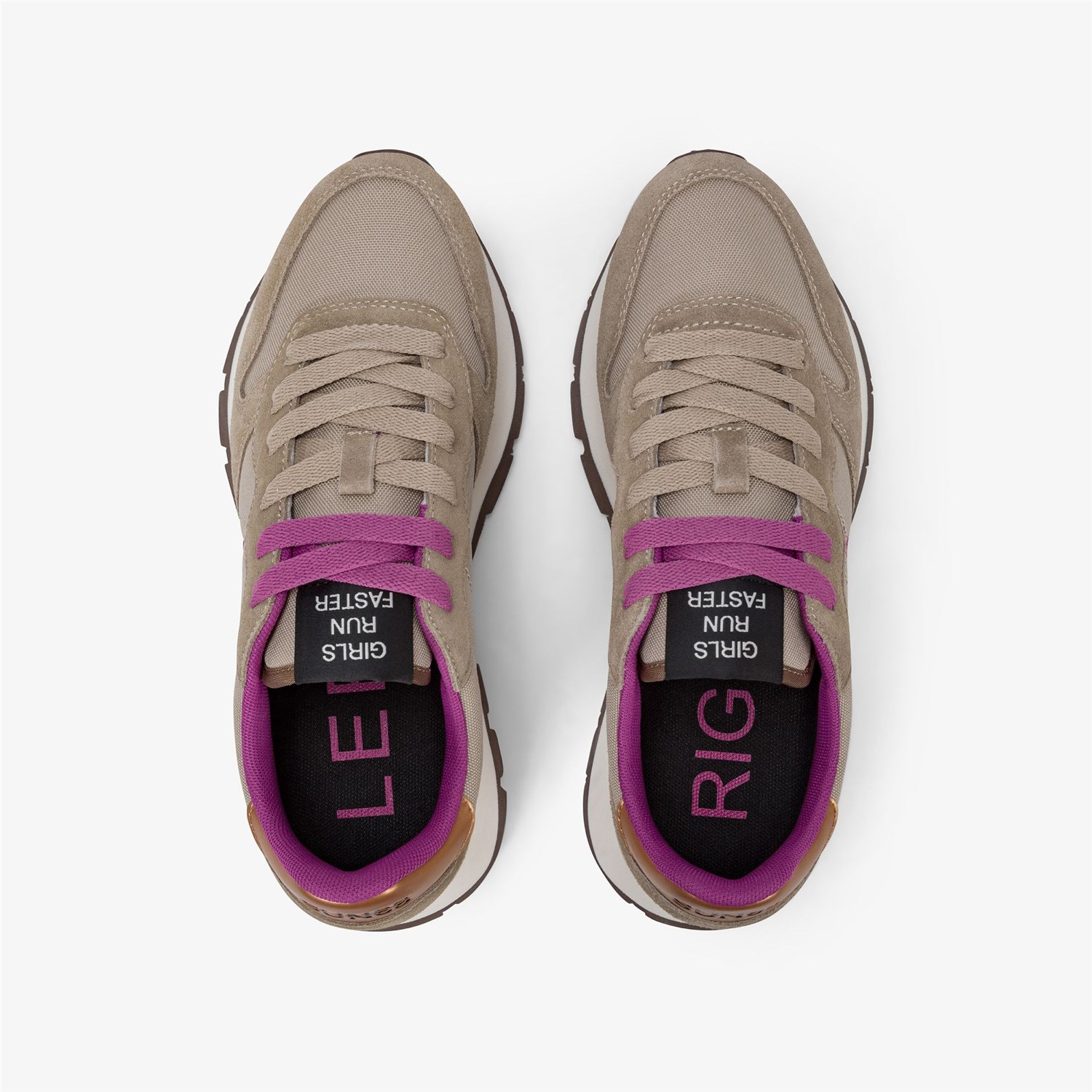 SUN68 Z45201 Beige Scarpe Donna Sneakers