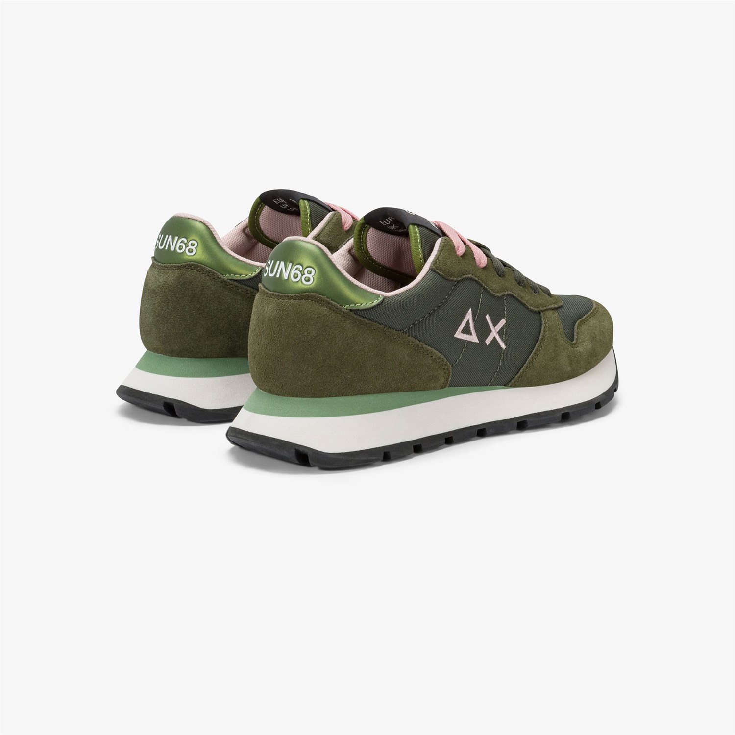 SUN68 Z45201 Verde Militare Scarpe Donna Sneakers