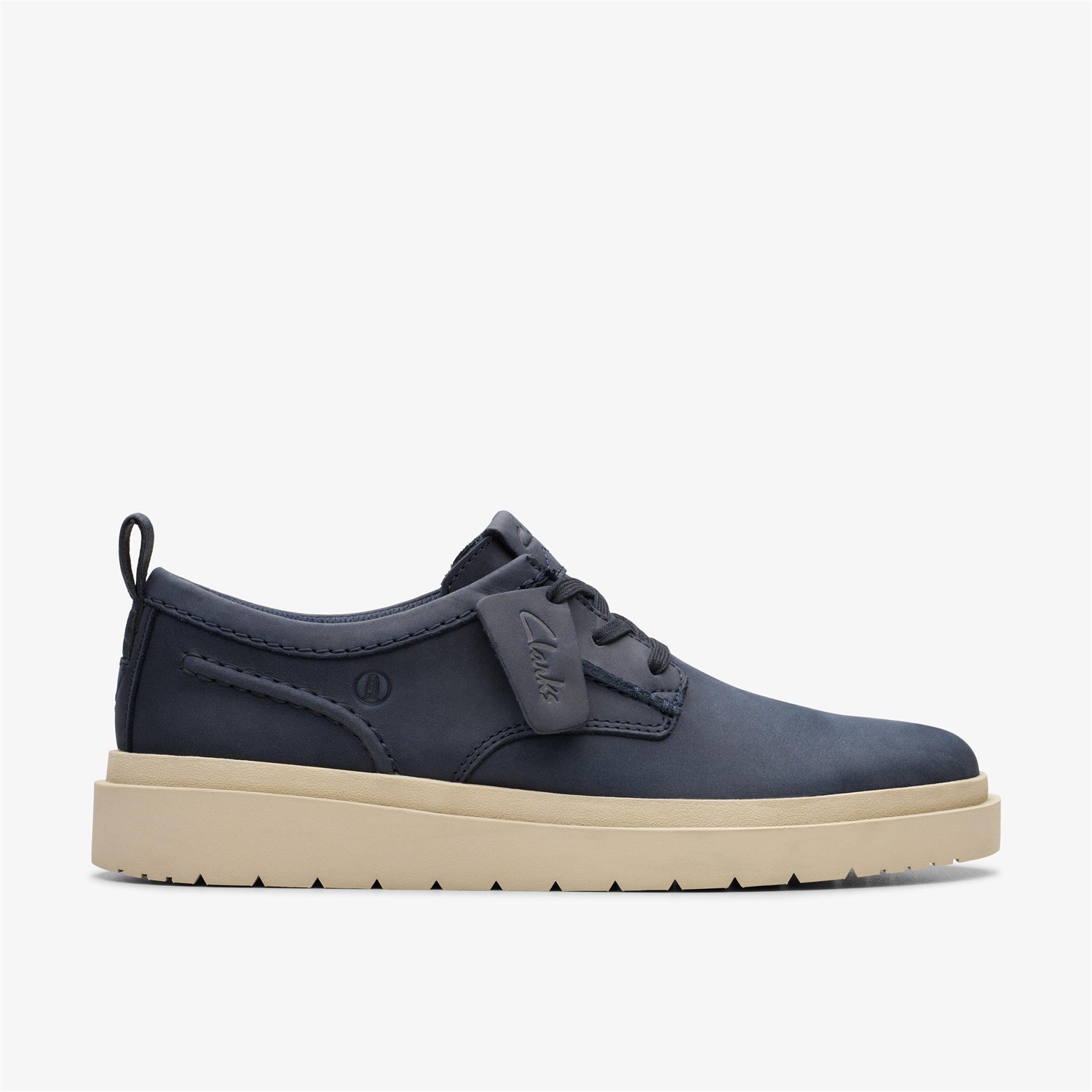 Clarks polden lace Blu Scarpe Uomo Sneakers