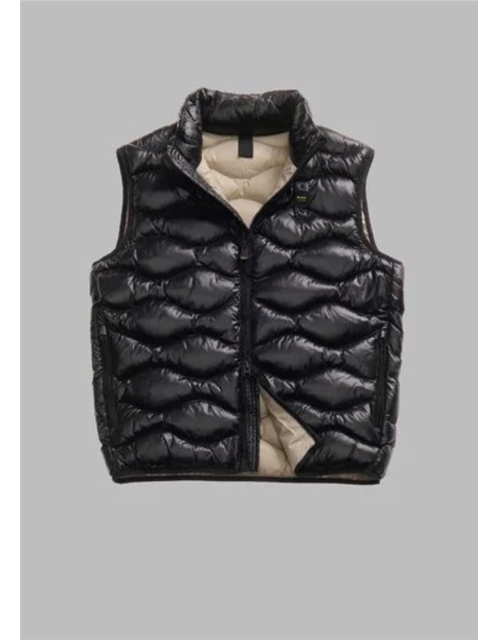 Blauer Gilet Nero