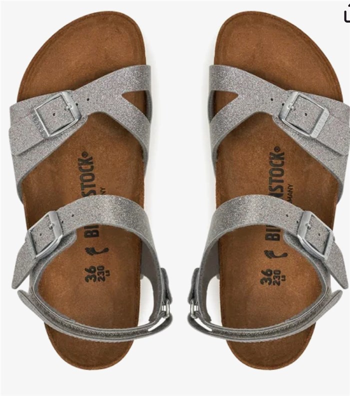 BIRKENSTOCK 1029477 Argento Scarpe Bambina Sandali