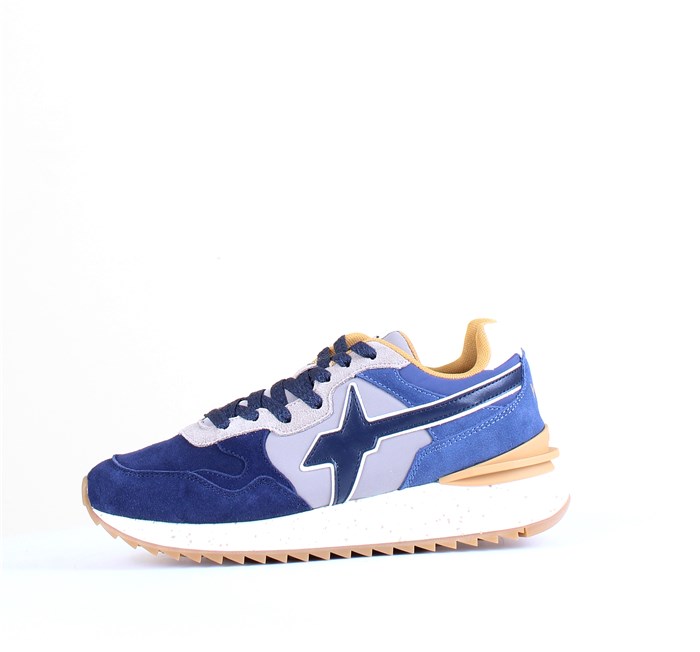 W6YZ 12015185432C04 Blu Scarpe Uomo Sneakers