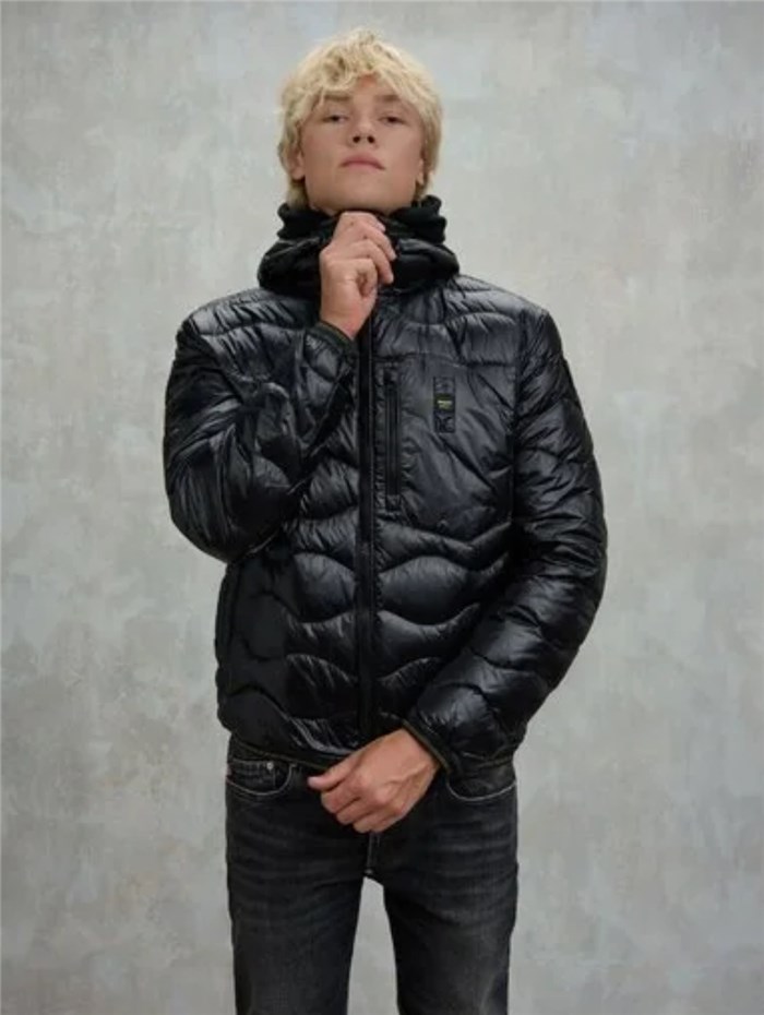 Blauer 25WBLUC03074 006355 Nero Abbigliamento Uomo Piumino