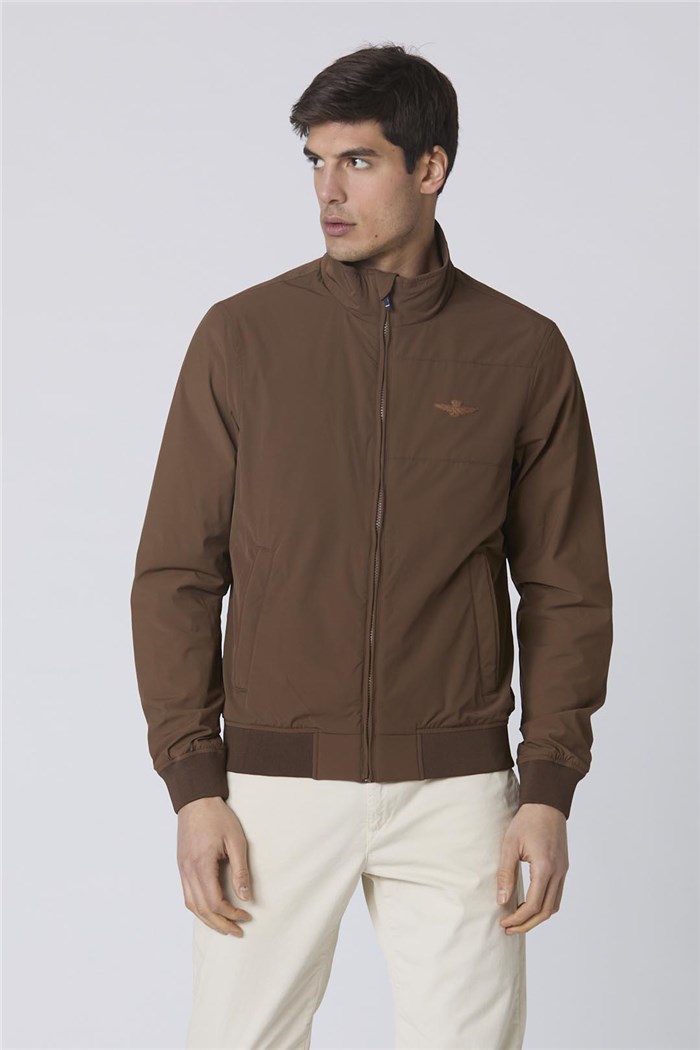 AERONAUTICA MILITARE 241AB2146CT3264 Marrone Abbigliamento Uomo Giacca