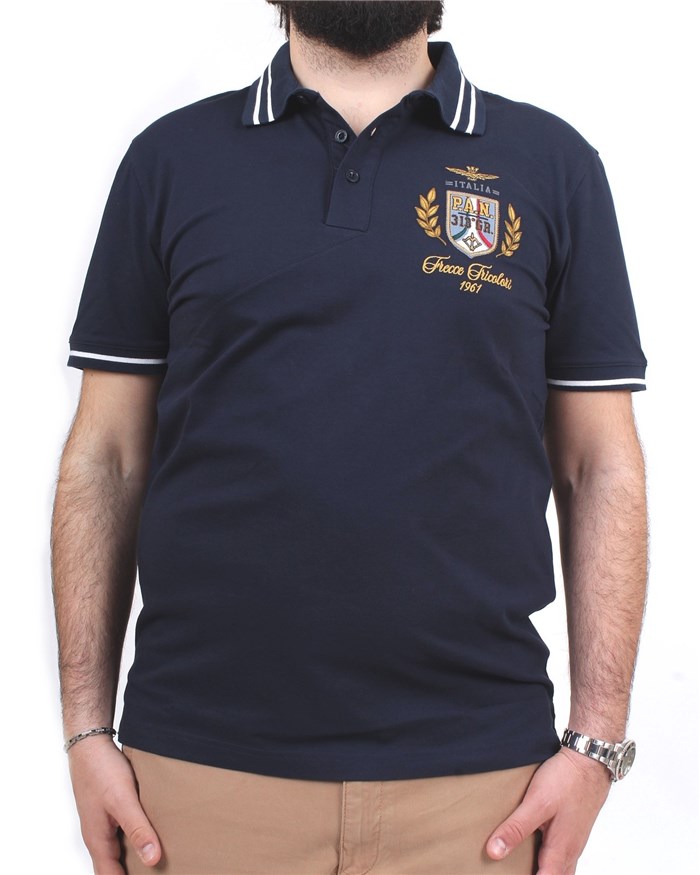 AERONAUTICA MILITARE 241PO1764P199 Blu Abbigliamento Uomo Polo