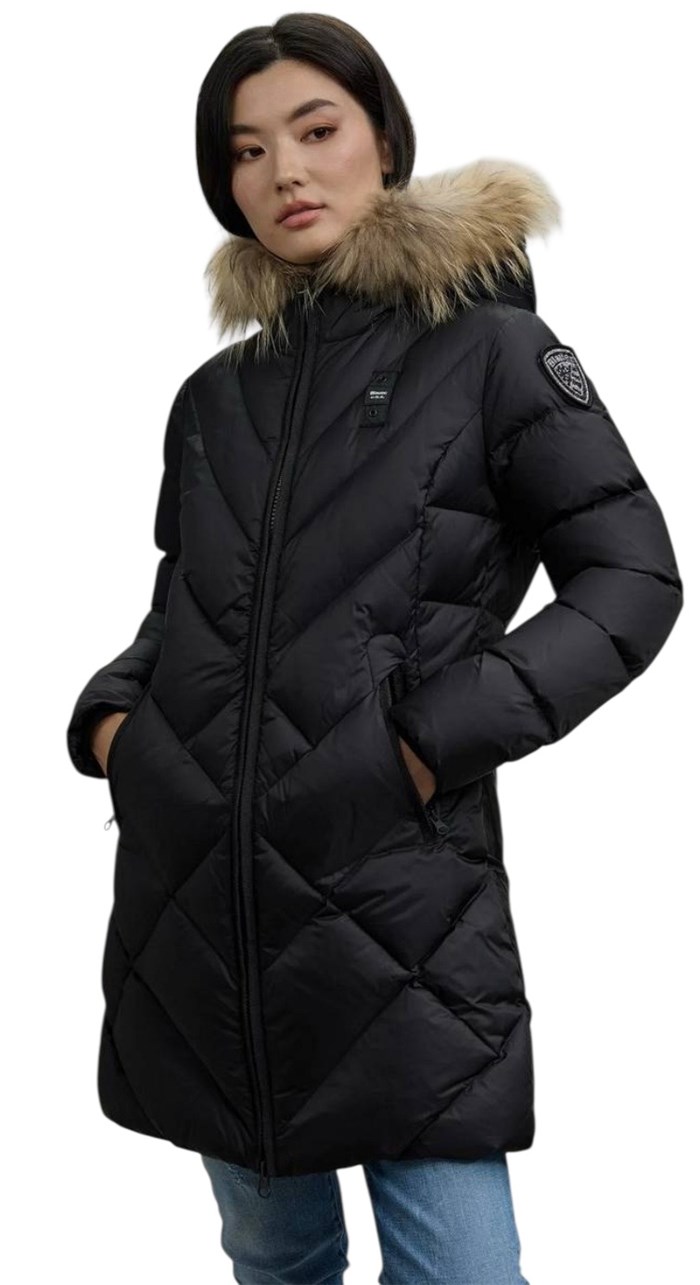 Blauer 25WBLDK03098 006047 Nero Abbigliamento Donna Piumino