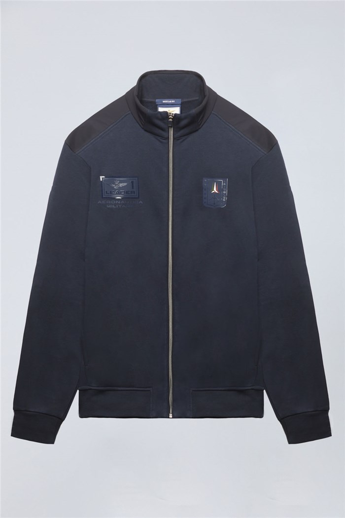 AERONAUTICA MILITARE 251FE1997F584 Blu Abbigliamento Uomo Felpa