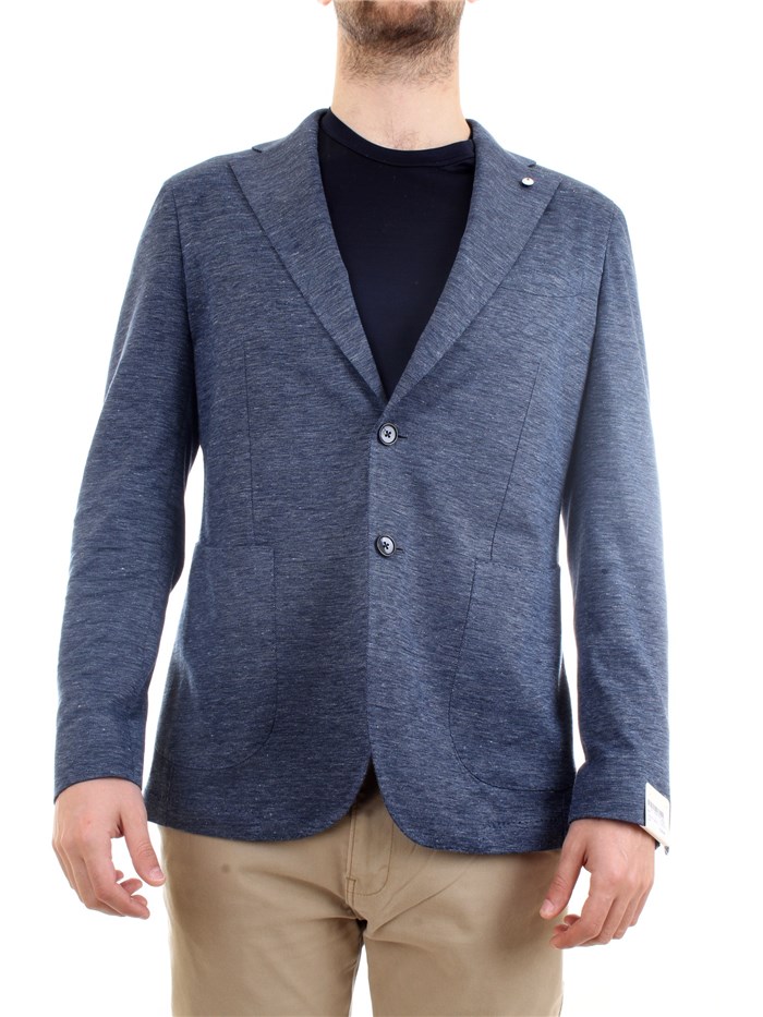 L.B.M. 1911 15754 Blu medio Abbigliamento Uomo Giacca