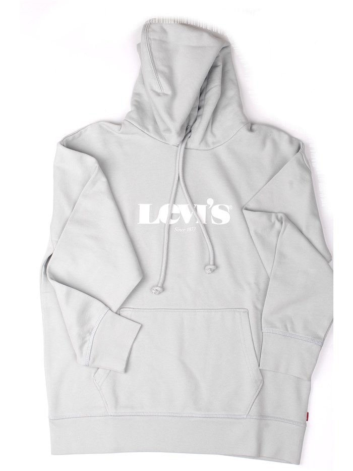 LEVI'S 18487 Grigio Abbigliamento Donna Felpa
