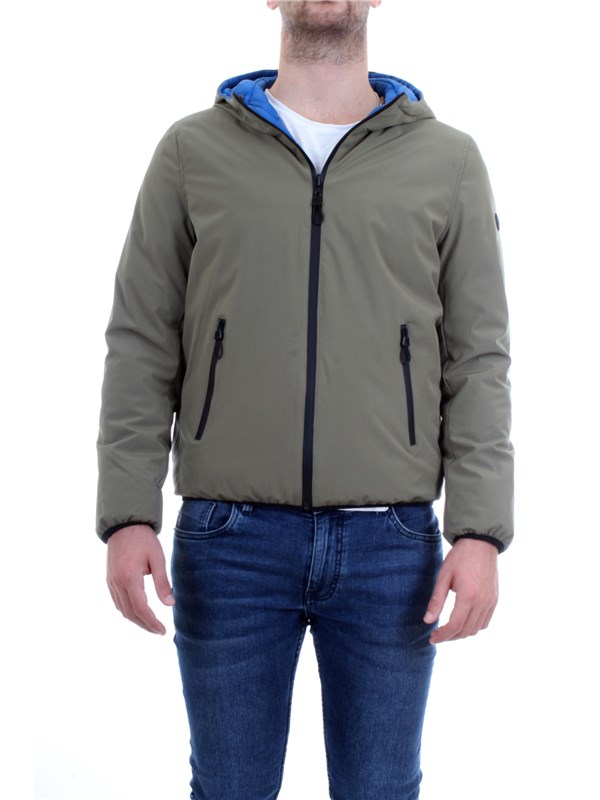 F**K IFKM5001S Verde Militare Abbigliamento Uomo Piumino