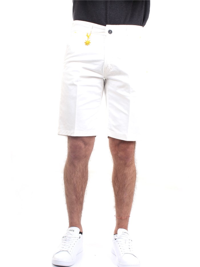 MANUEL RITZ 3432B1758T Bianco Abbigliamento Uomo Bermuda