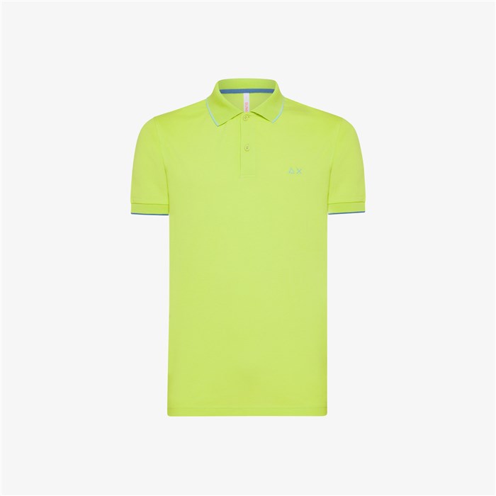 SUN68 A34113 lime Abbigliamento Uomo Polo