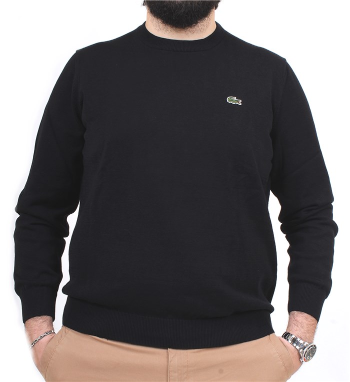 Lacoste AH0128 Nero Abbigliamento Uomo Maglioni
