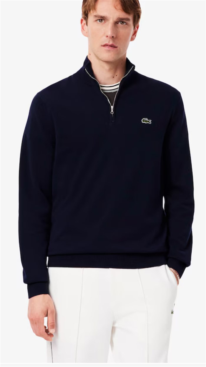 Lacoste AH1980 Blu Abbigliamento Uomo Maglia