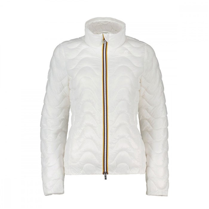 K-WAY K4112TW Bianco Abbigliamento Donna Piumino