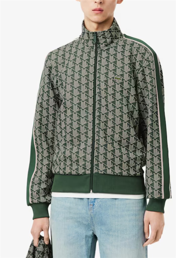 Lacoste SH1368 Verde Abbigliamento Uomo Felpa