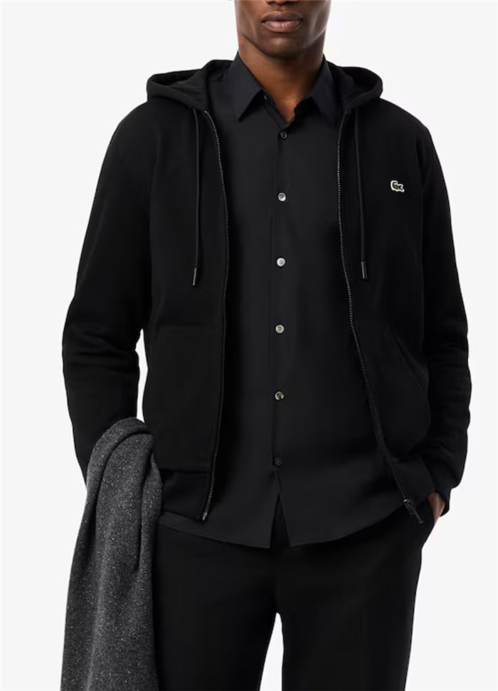 Lacoste SH9626 Nero Abbigliamento Uomo Felpa